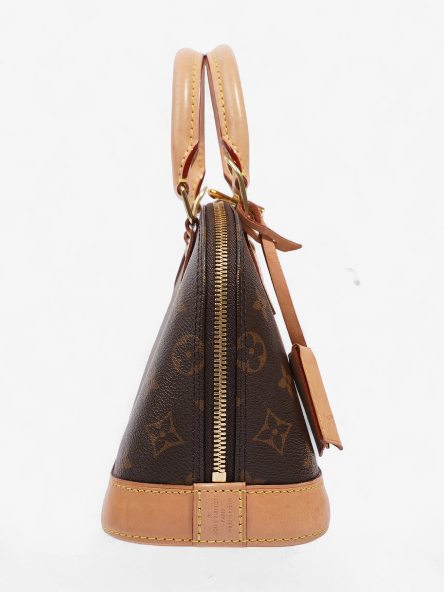 Louis Vuitton Alma BB Monogram / Beige Coated Canvas Image 5