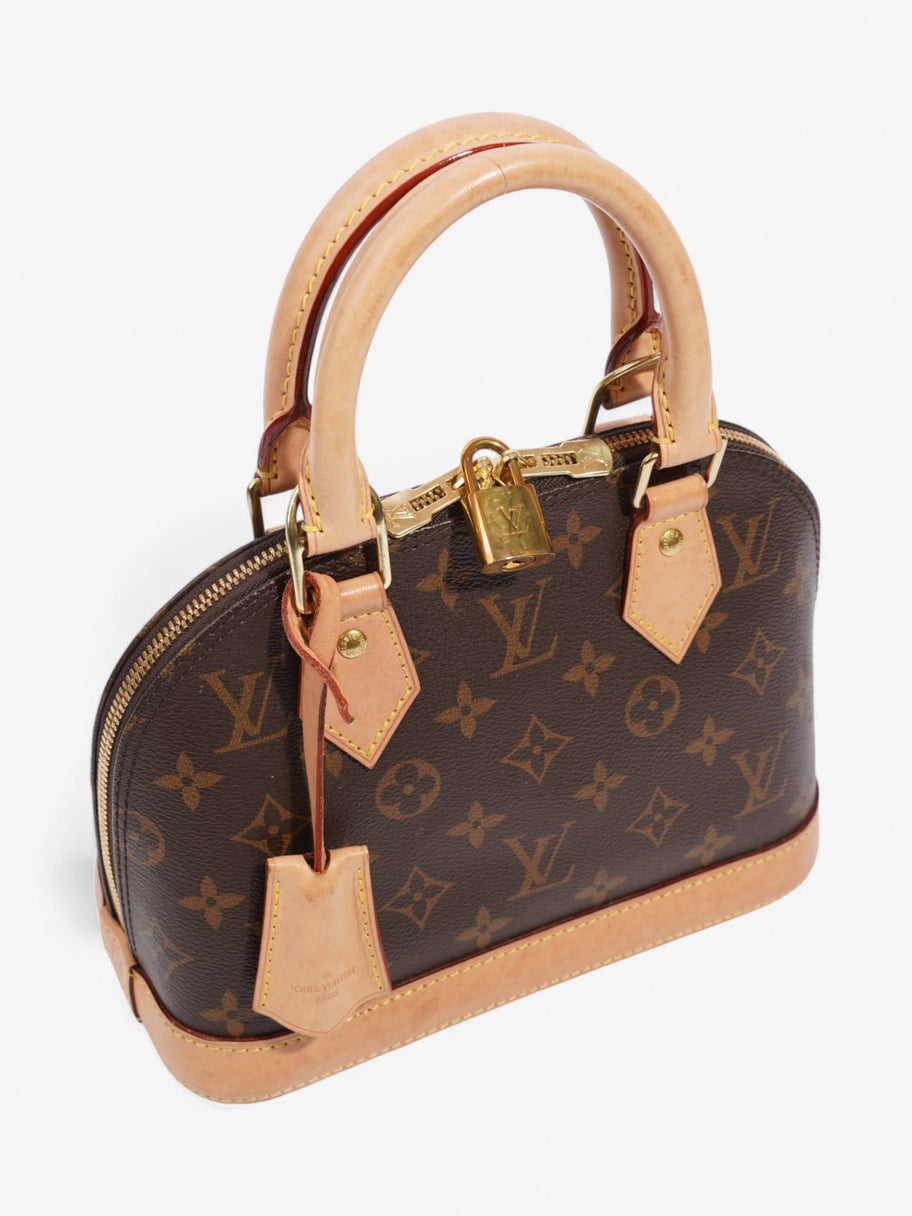 Louis Vuitton Alma BB Monogram / Beige Coated Canvas Image 7