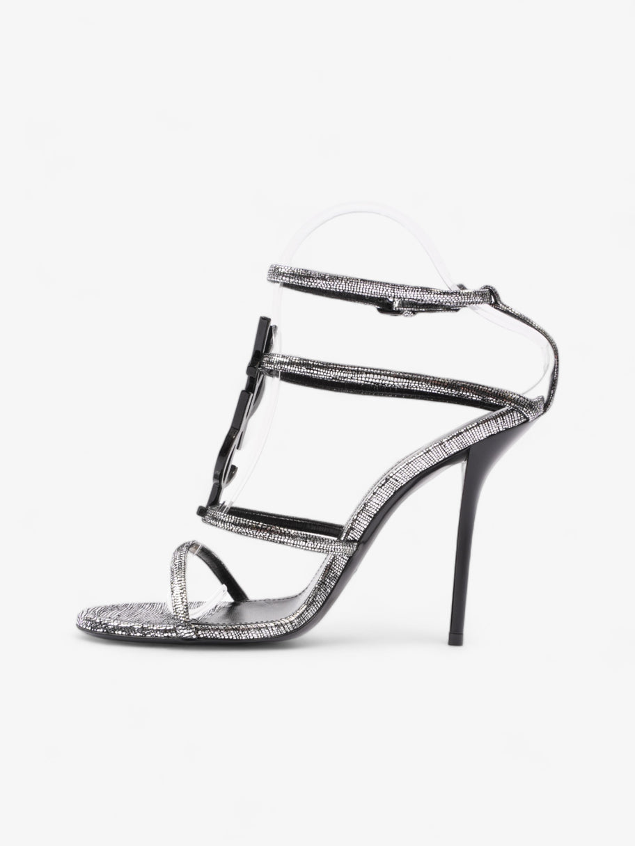 Cassandra Sandals 110 Silver / Black Leather EU 38.5 UK 5.5 Image 3