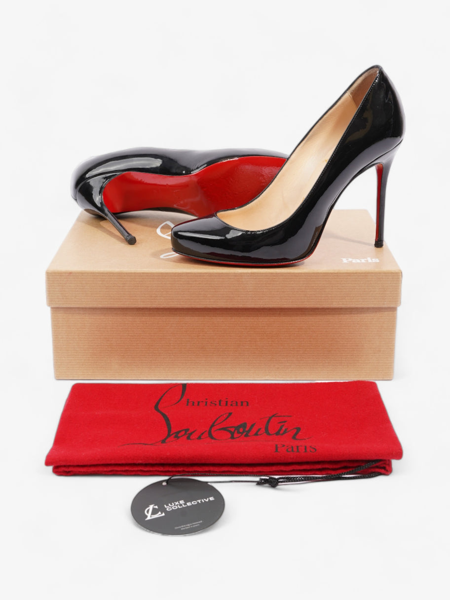 Christian Louboutin Elisa Heels 100 Black Patent Leather EU 36.5 UK 3.5 Image 10