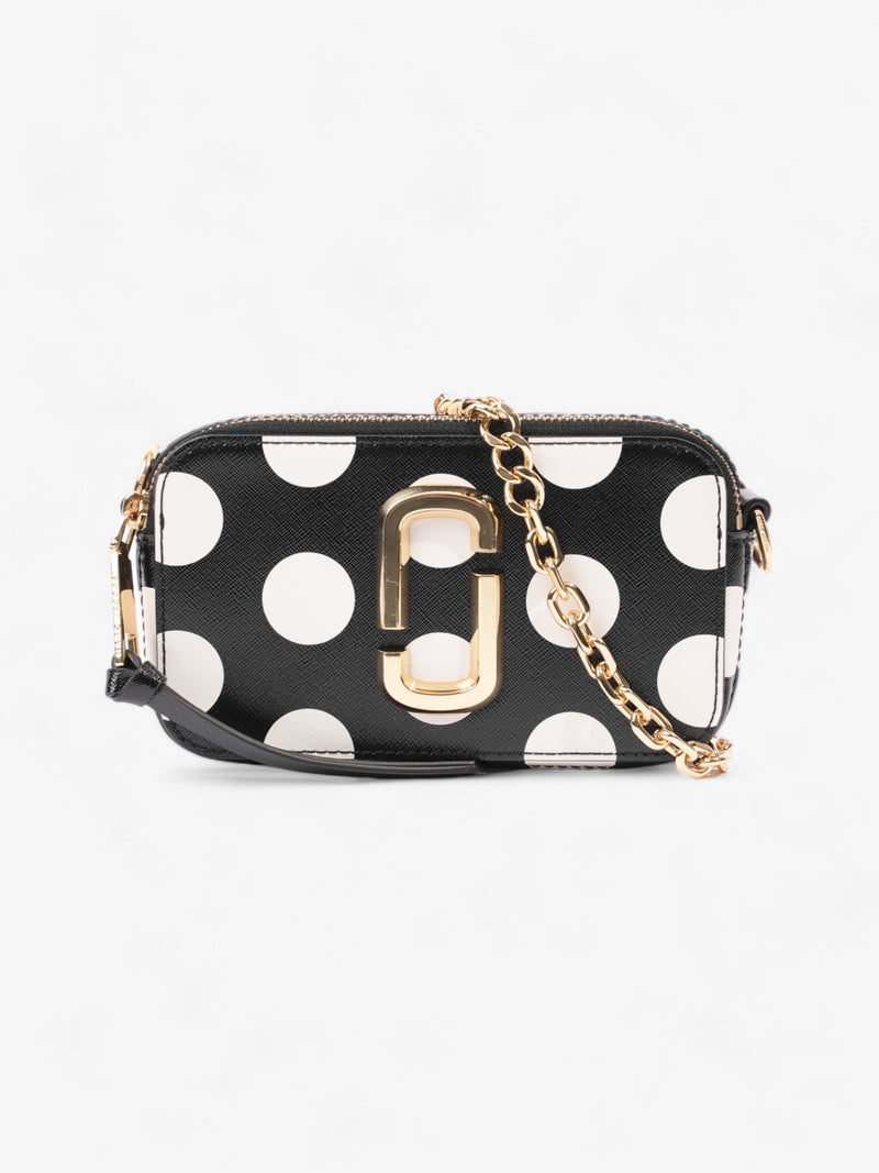  Marc Jacobs The Dot Snapshot Black / White Leather