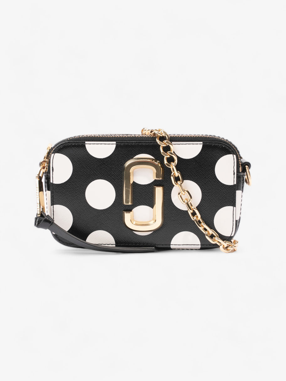 Marc Jacobs The Dot Snapshot Black / White Leather Image 1