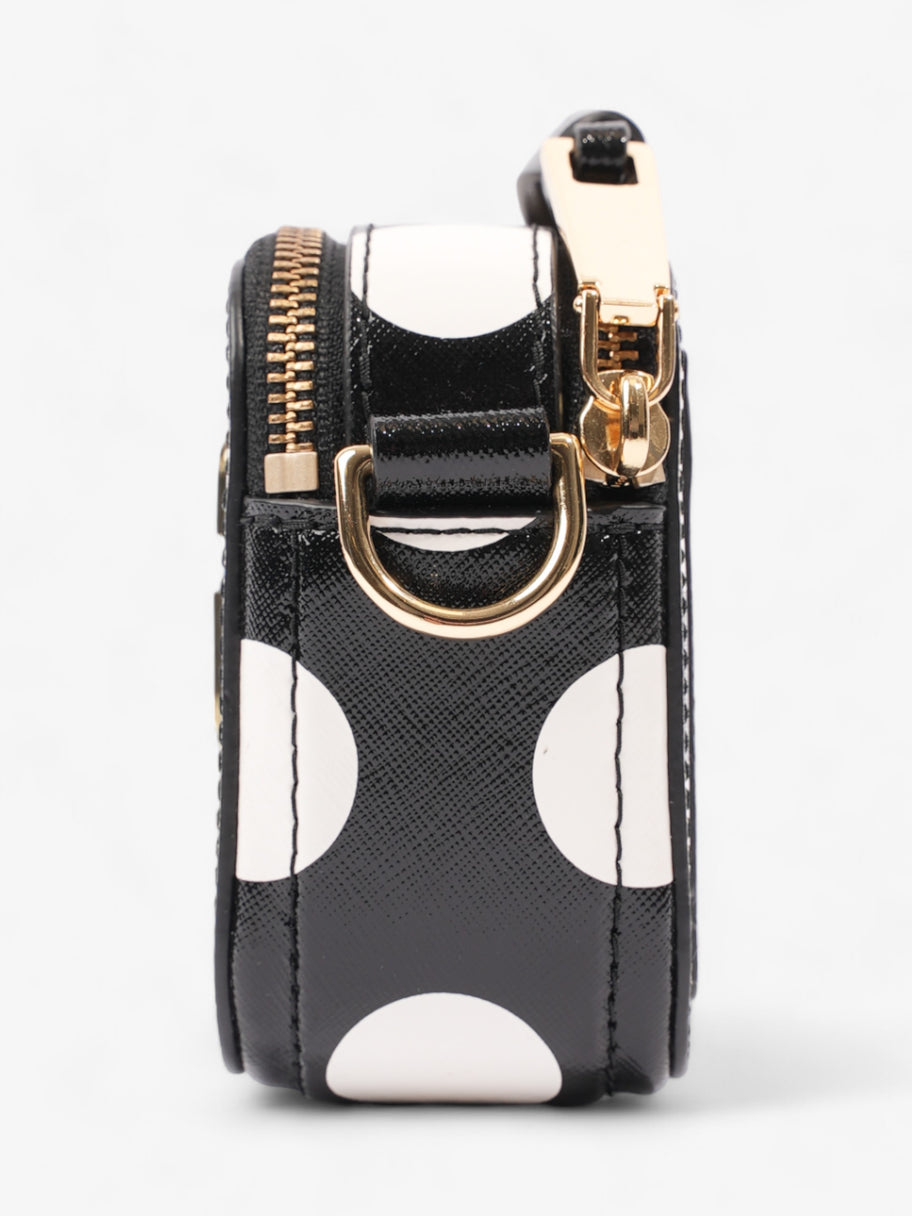 Marc Jacobs The Dot Snapshot Black / White Leather Image 3