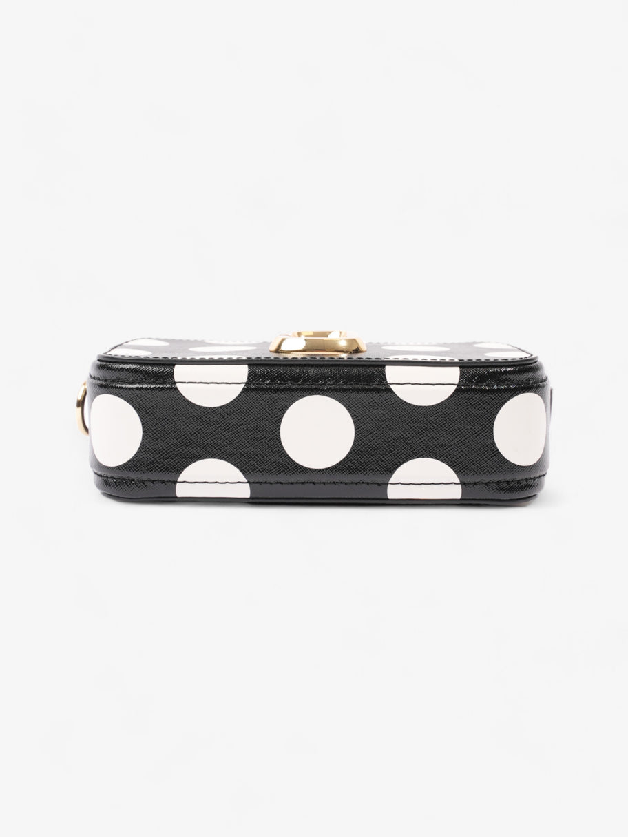 Marc Jacobs The Dot Snapshot Black / White Leather Image 6