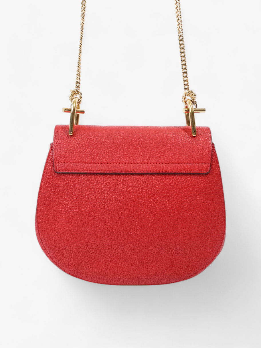 Chloe Drew Bag Red Calfskin Leather Small Image 4