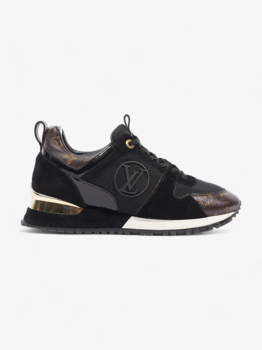 Run Away Trainers Black / Brown Monogram Leather EU 38 UK 5 Image 1