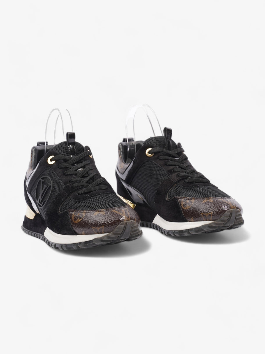 Run Away Trainers Black / Brown Monogram Leather EU 38 UK 5 Image 2