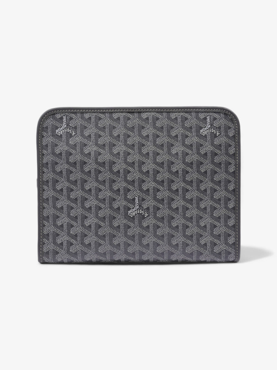 Goyard Jouvence Grey Calfskin Leather MM Image 3