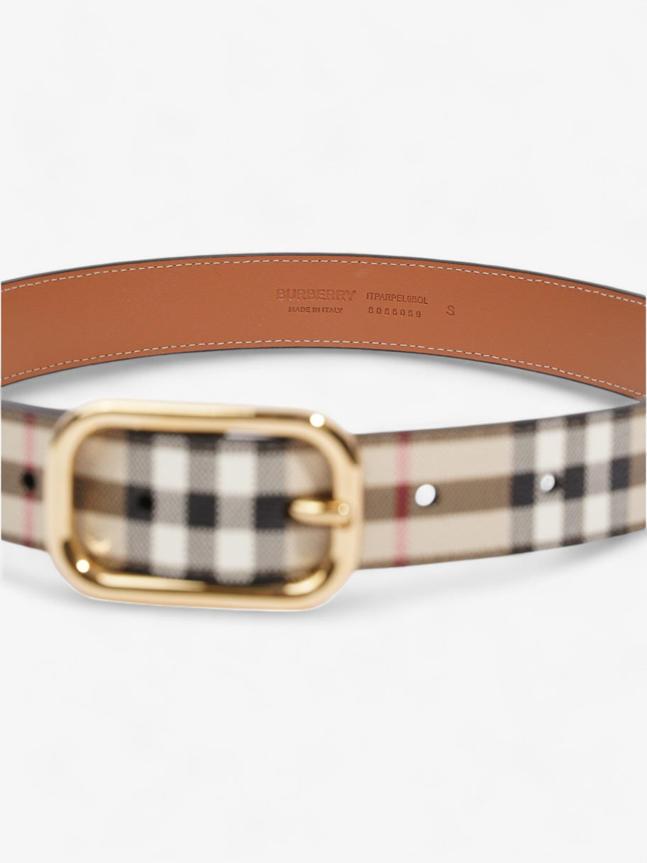 Burberry Check Belt Vintage Check Canvas Small - 89cm Image 4