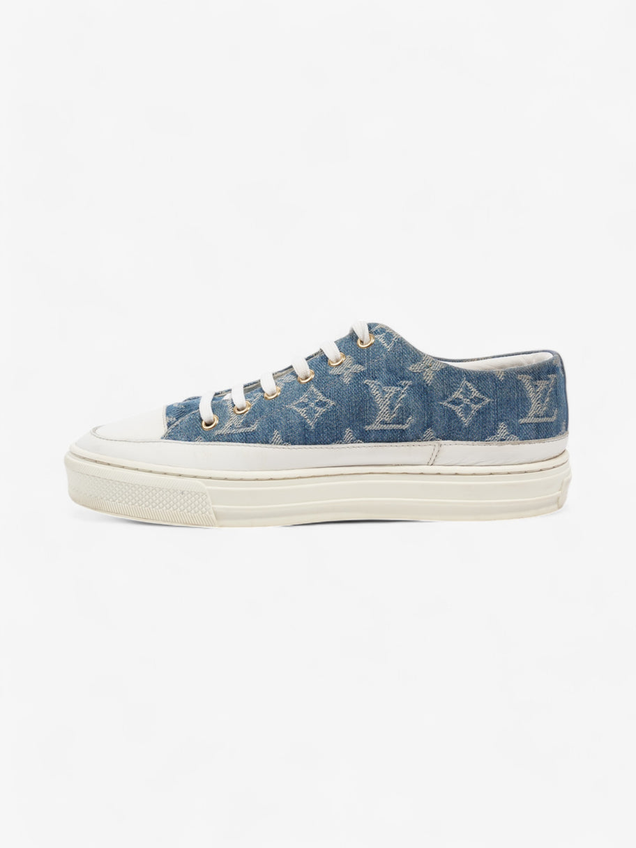 Louis Vuitton Stellar Low Top Sneakers Denim Monogram / White Denim EU 36 UK 3 Image 3