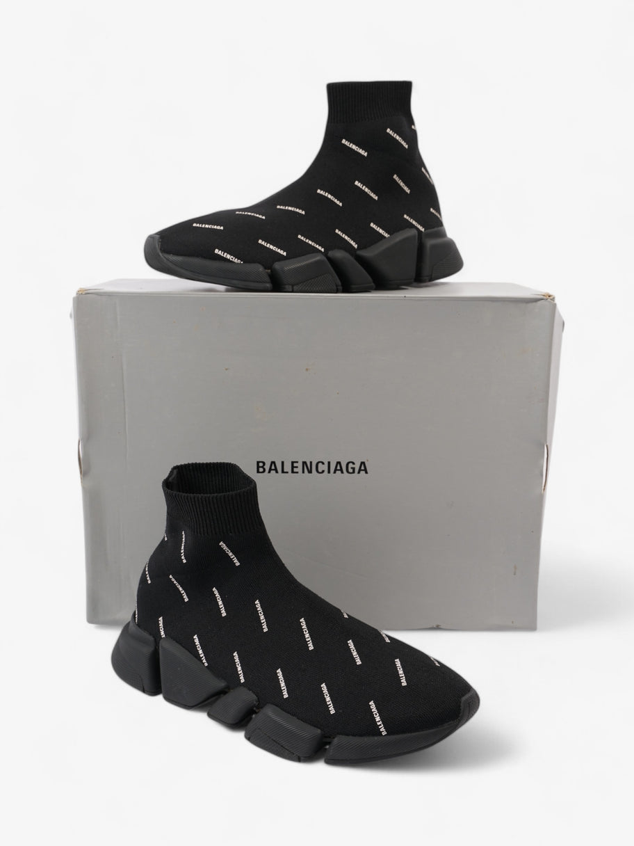 Balenciaga Speed 2.0 Black / White Cotton EU 40 UK 6 Image 9