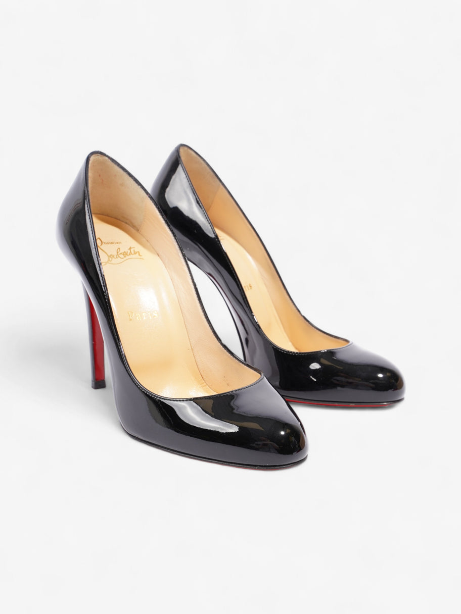 Christian Louboutin Fifille Heels 100 Black Patent Leather EU 37.5 UK 4.5 Image 2