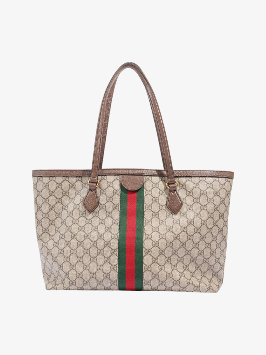 Gucci Ophidia Tote Supreme / Green / Red Coated Canvas Medium Image 4