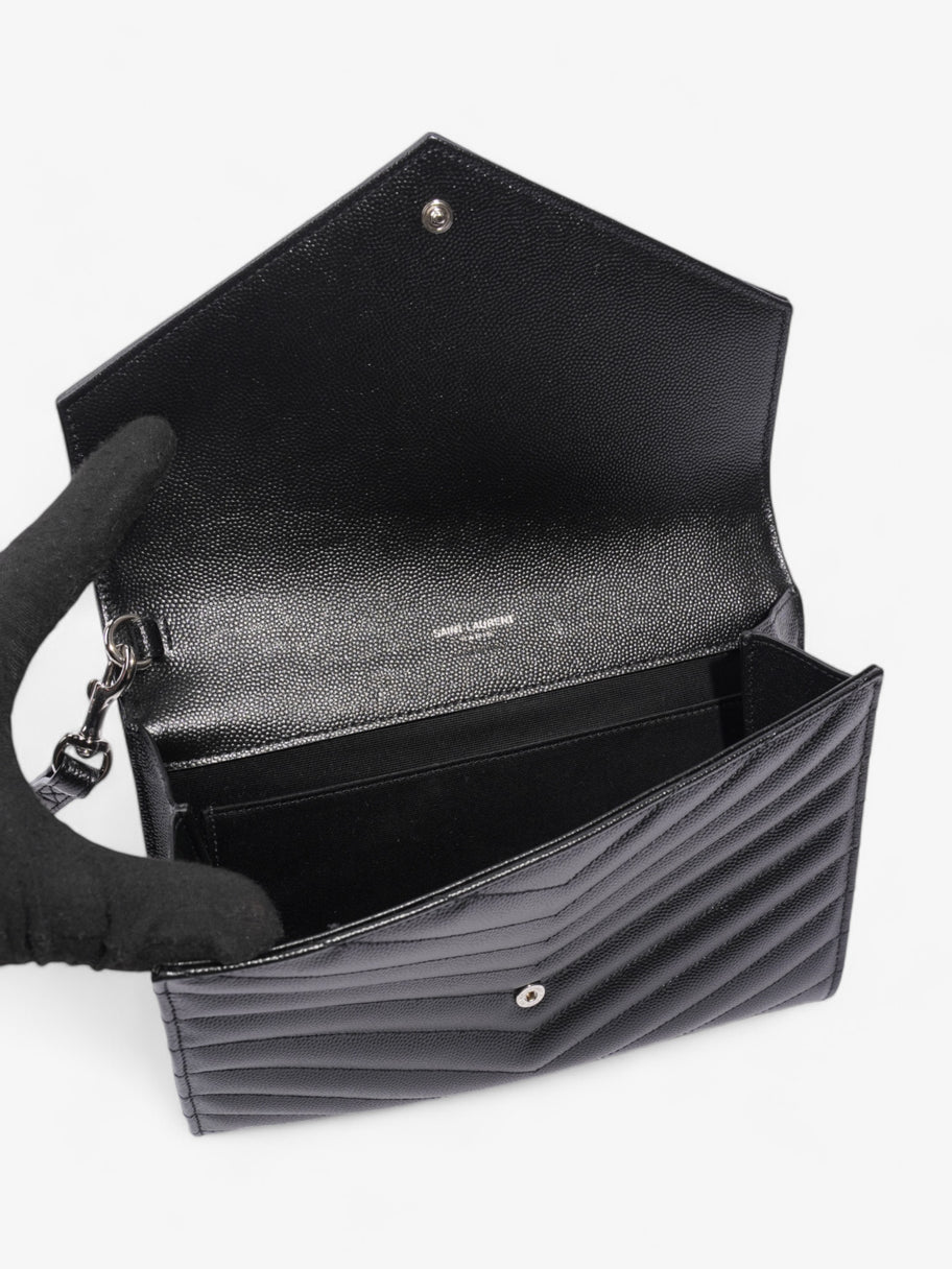 Saint Laurent Cassandre Clutch Black Matelasse Leather Image 7