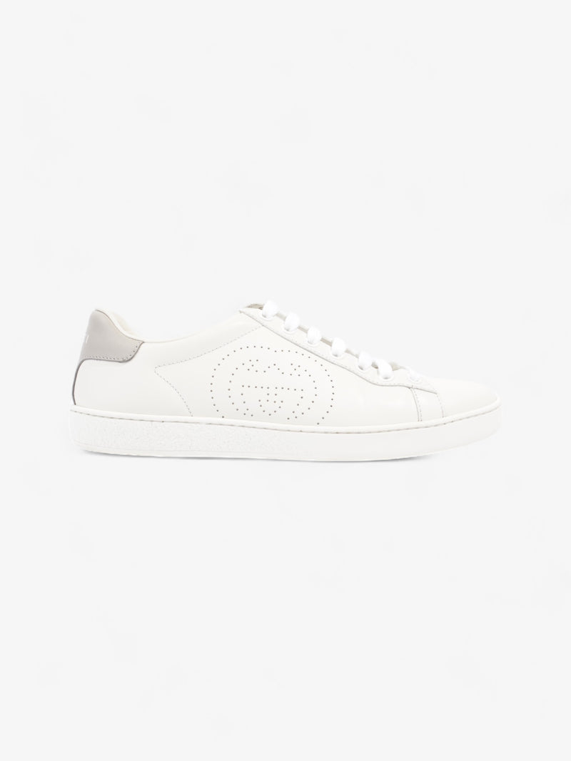  Ace Interlocking G Sneakers White / Grey Leather EU 37 UK 4