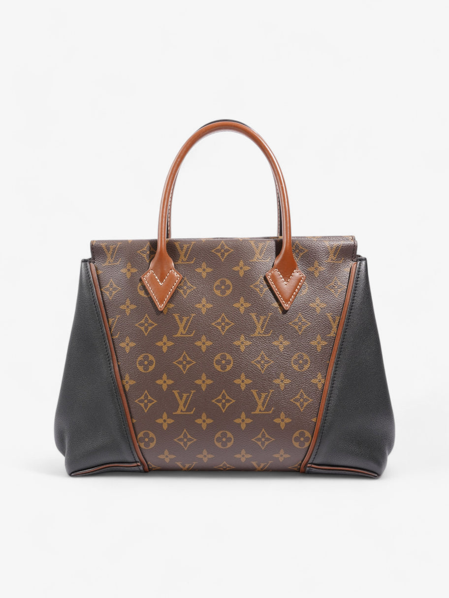 Louis Vuitton W Tote Monogram / Black Coated Canvas PM Image 4