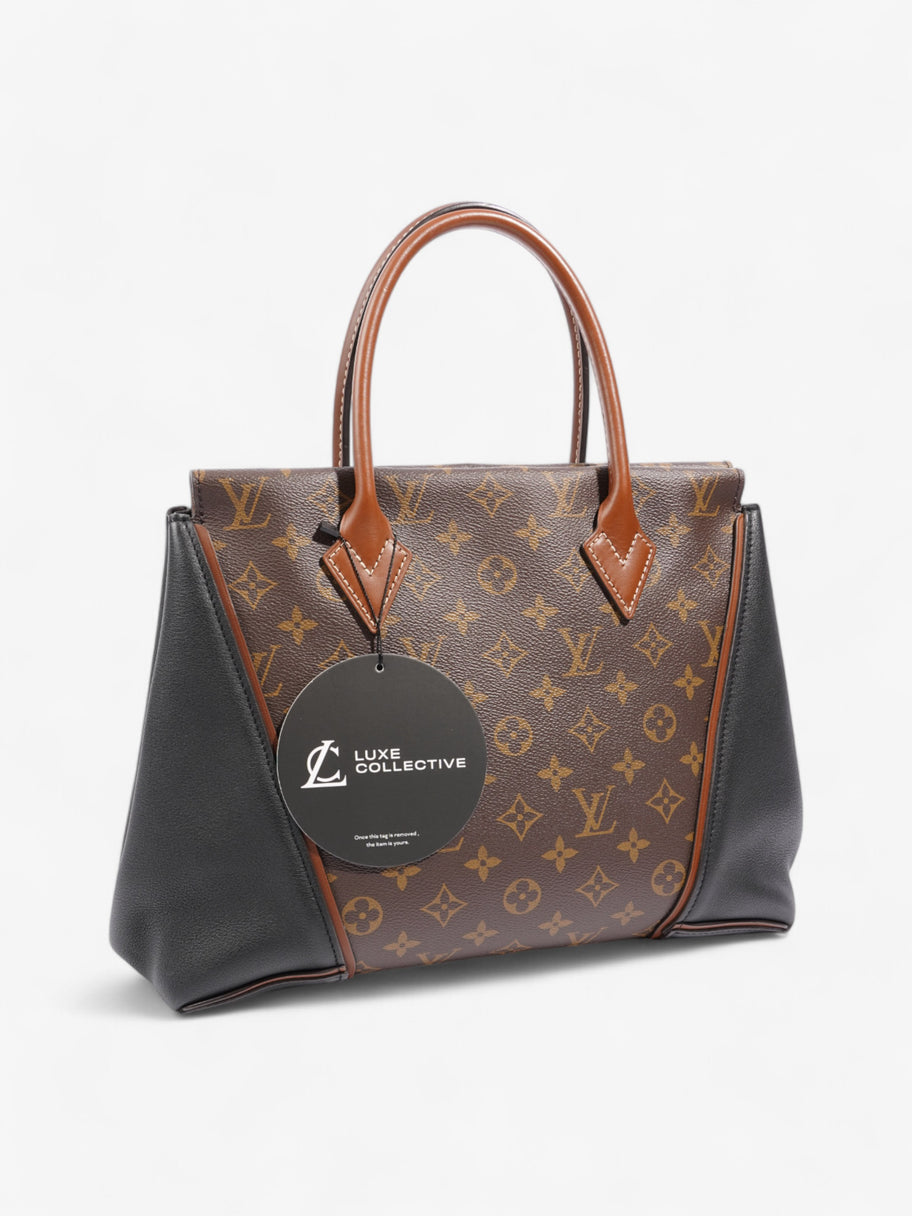 Louis Vuitton W Tote Monogram / Black Coated Canvas PM Image 10