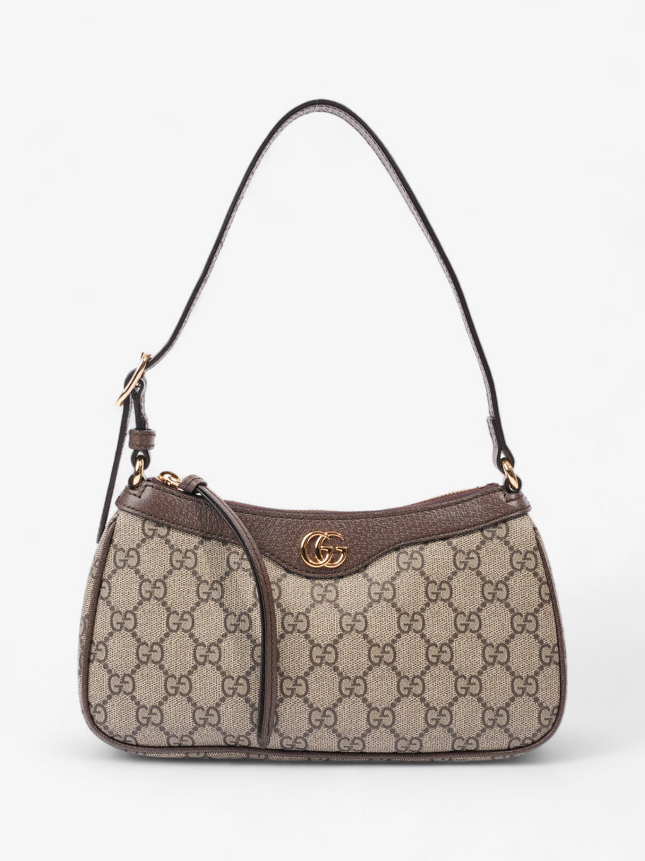 Gucci Ophidia Beige And Ebony GG Supreme Coated Canvas Small Image 1