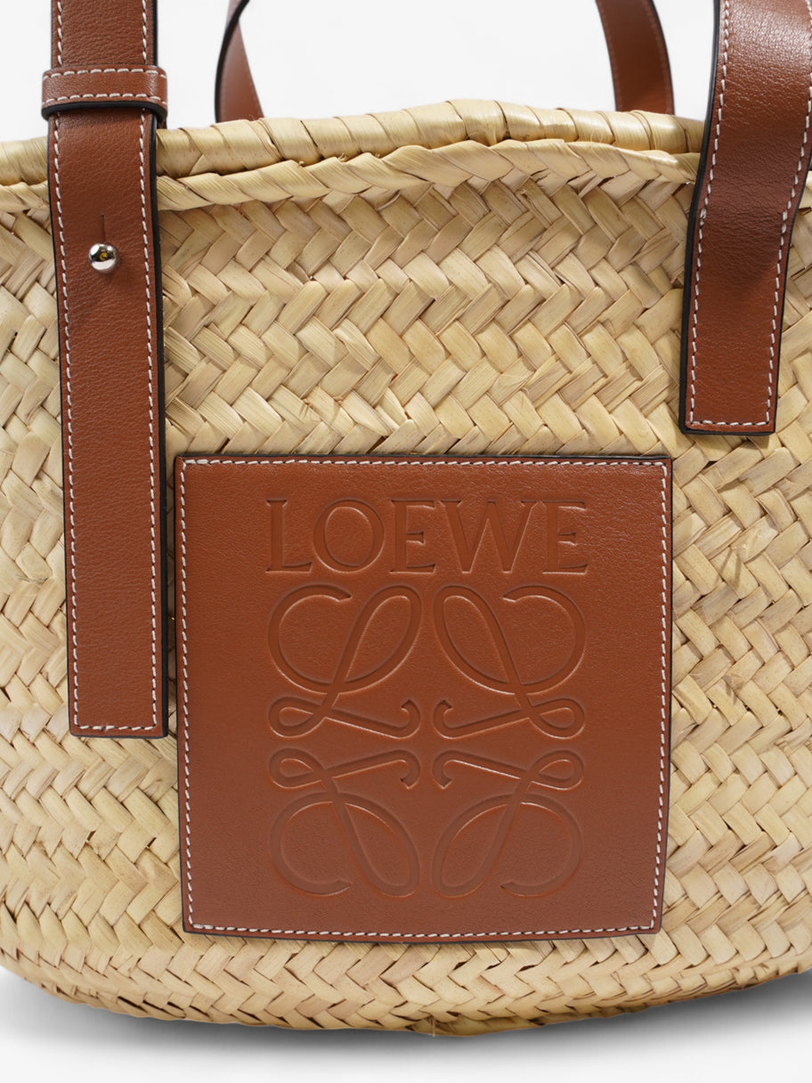 Loewe Basket Bag Tan / Natural Palm Leaves Medium Image 3