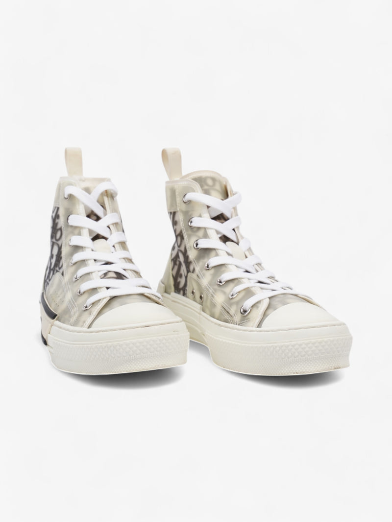  Christian Dior B23 High Top Light Grey Canvas EU 38 UK 5