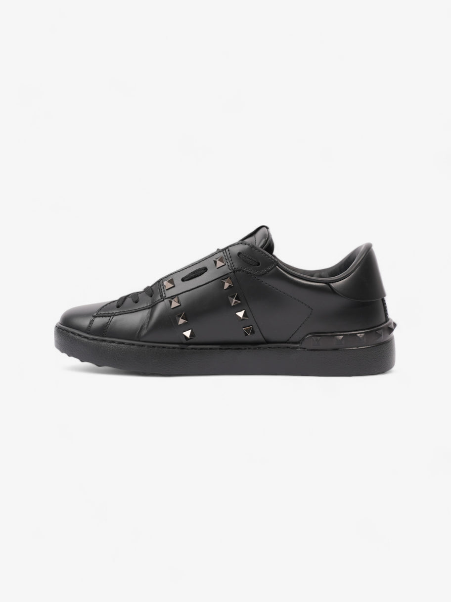 Valentino Rockstud Untitled Sneakers Black Leather EU 41 UK 7 Image 3