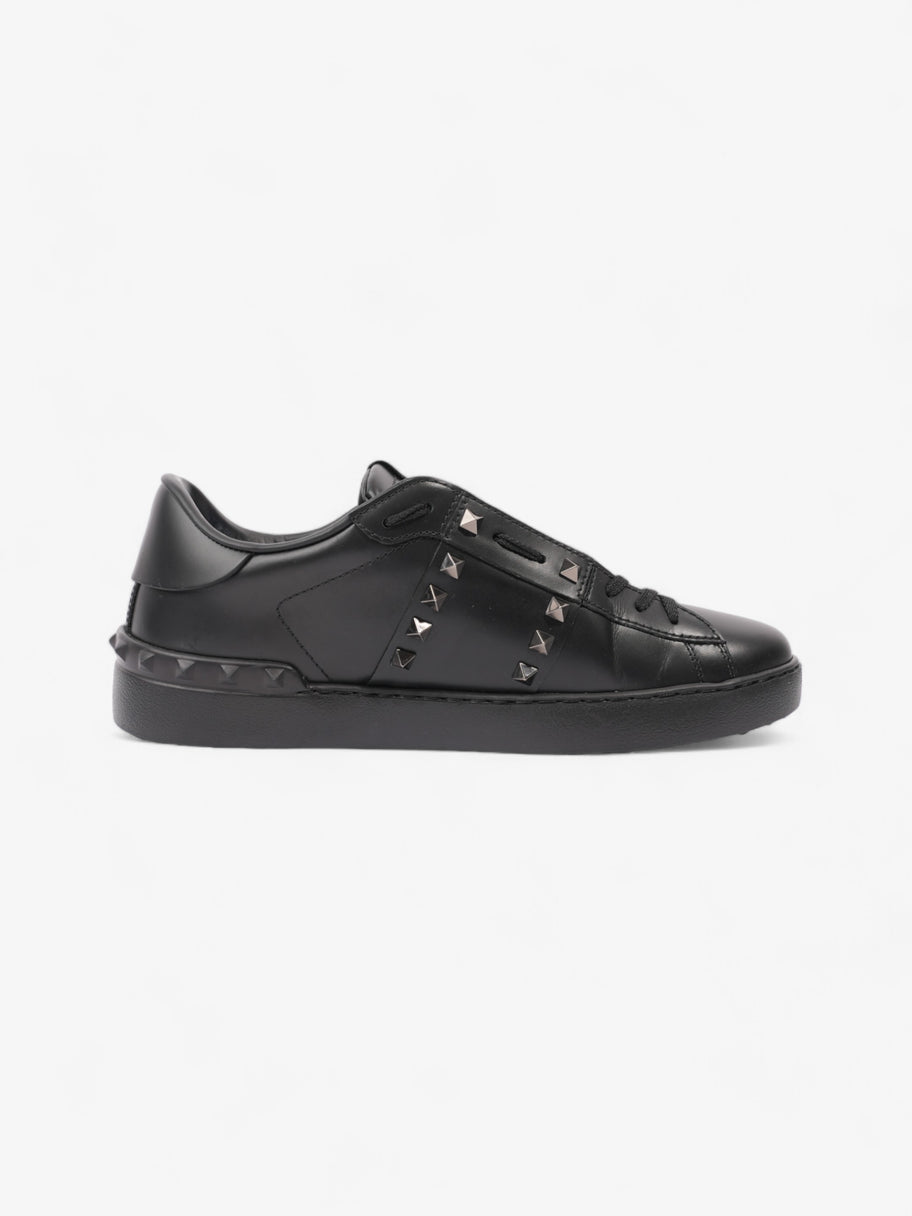 Valentino Rockstud Untitled Sneakers Black Leather EU 41 UK 7 Image 4