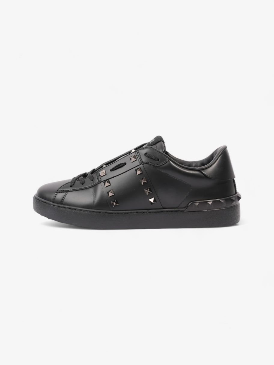 Valentino Rockstud Untitled Sneakers Black Leather EU 41 UK 7 Image 5