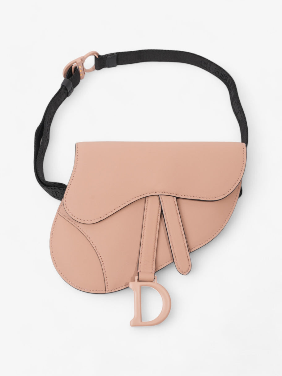 Christian Dior Saddle Belt Bag Nude Leather Image 1