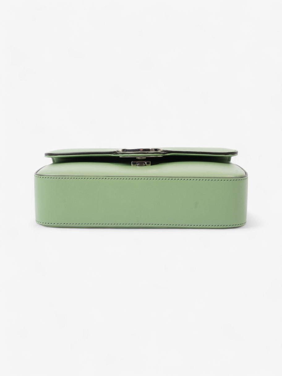 Gucci GG Shoulder Bag Light Green Leather Mini Image 6