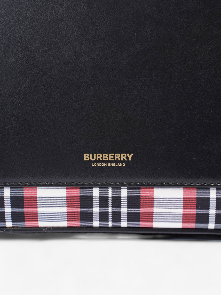 Burberry Mini Pocket Red And Black Check Leather Image 12