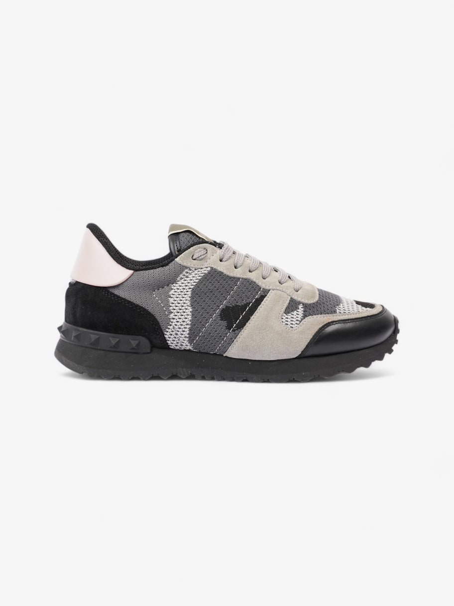 Valentino Rockstud Runners Grey / Rose / Black Mesh EU 36 UK 3 Image 1