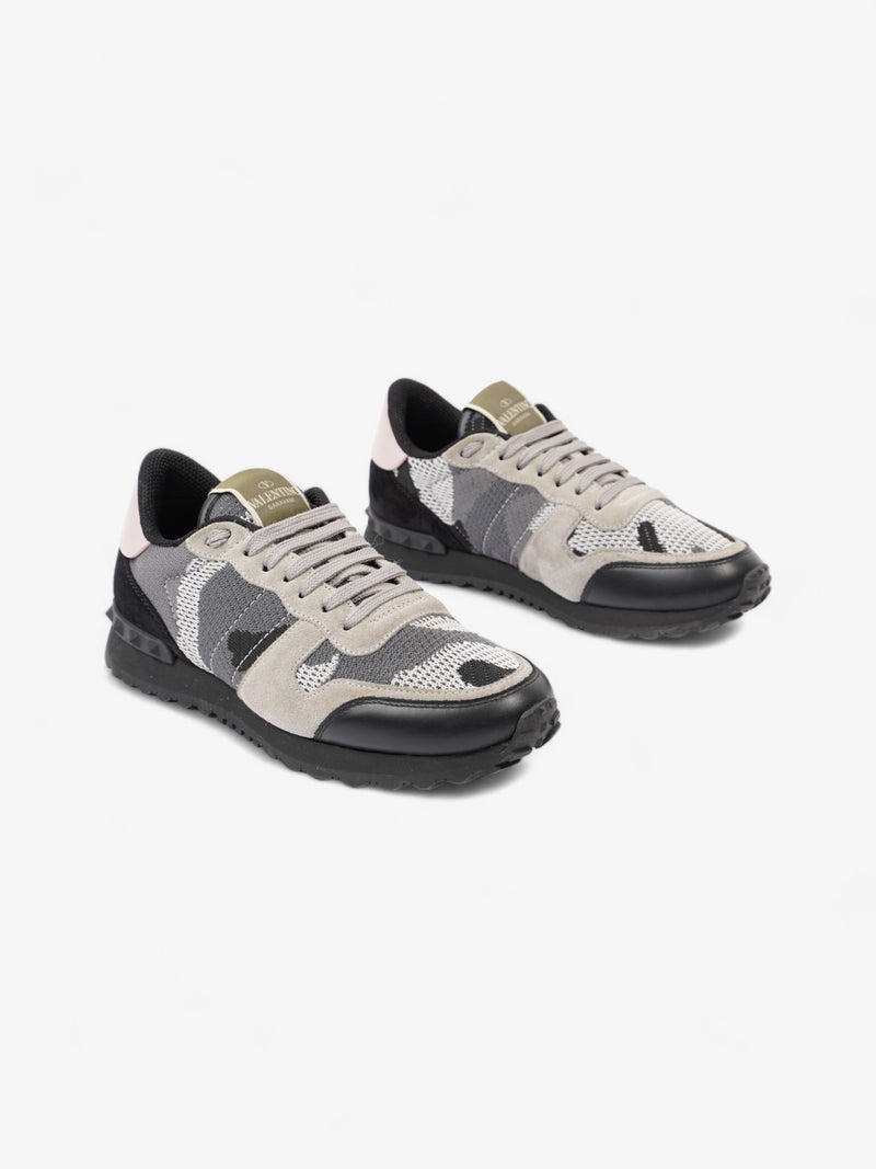  Valentino Rockstud Runners Grey / Rose / Black Mesh EU 36 UK 3