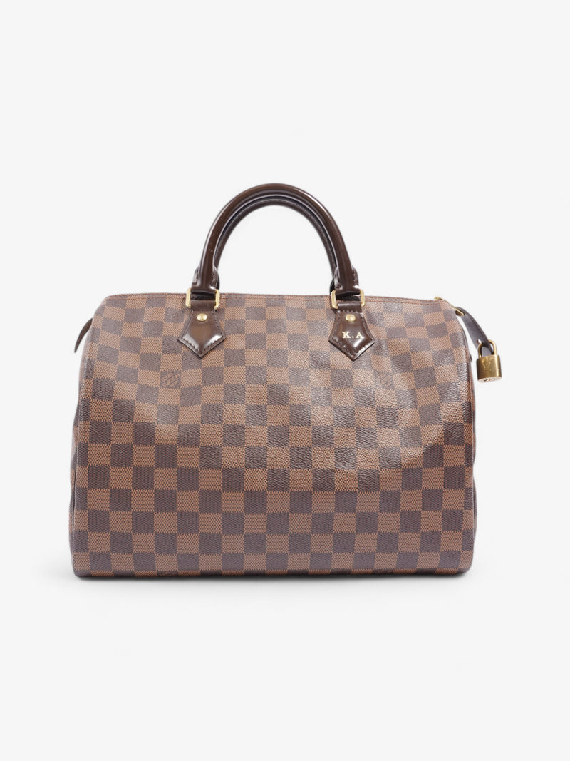  Louis Vuitton Speedy Damier Ebene Coated Canvas 30