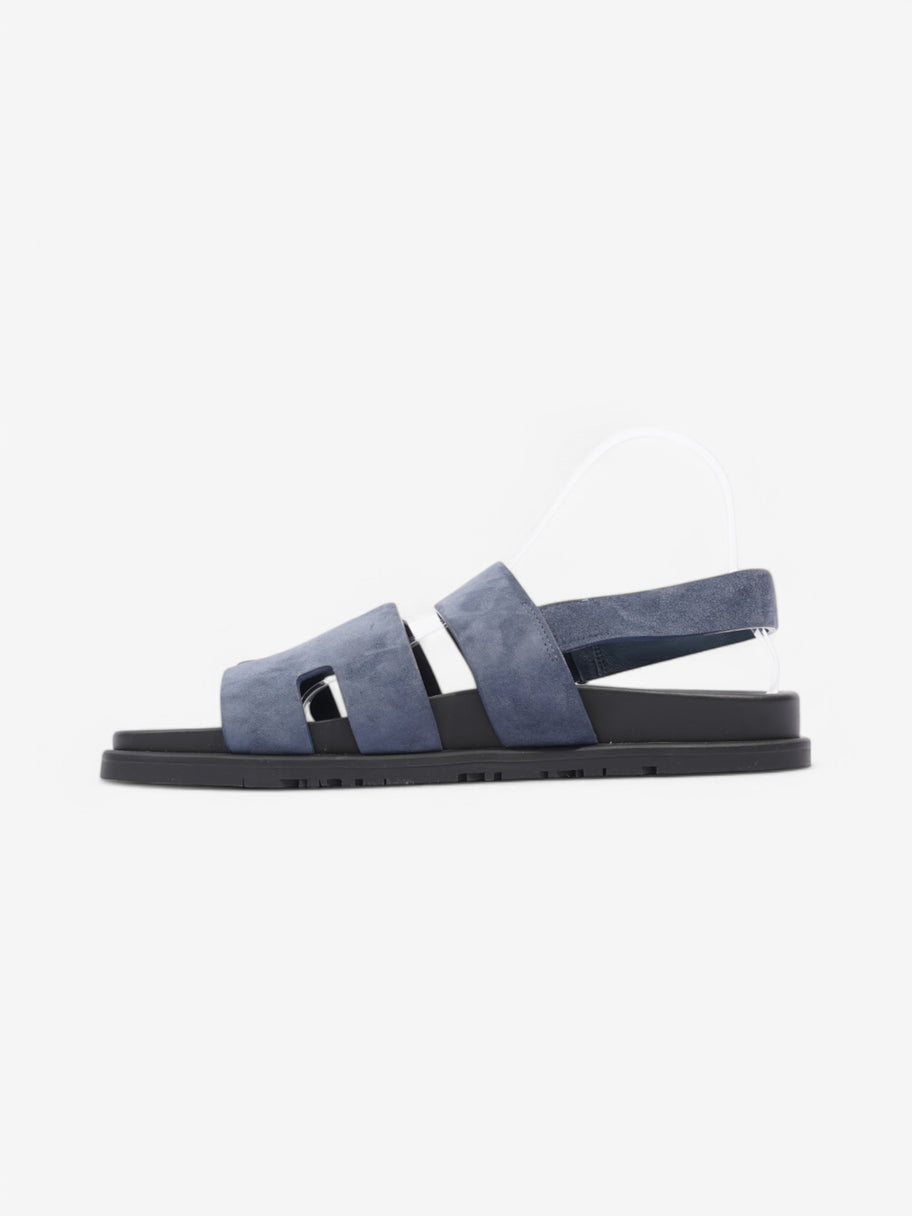 Hermes Genius Sandals Navy Suede EU 42 UK 8 Image 3