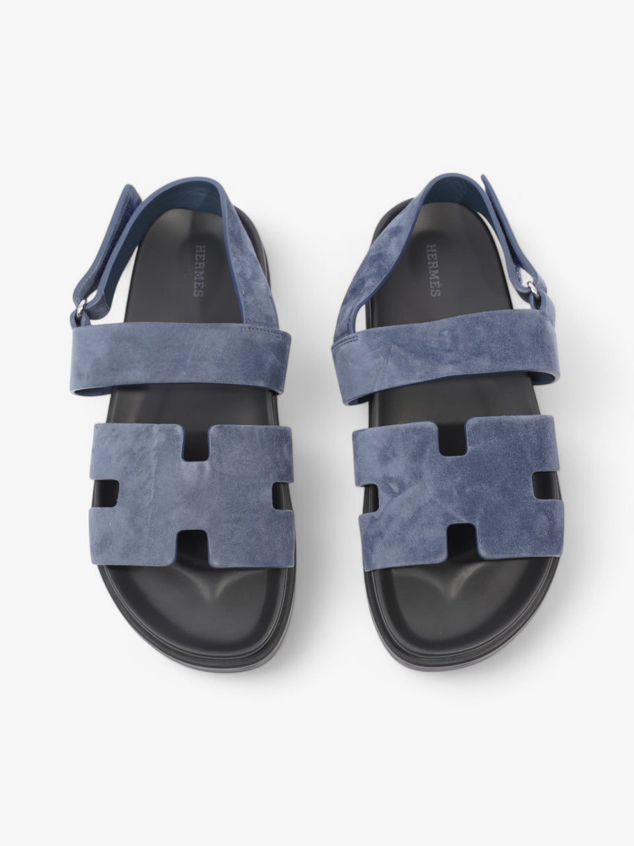 Hermes Genius Sandals Navy Suede EU 42 UK 8 Image 8