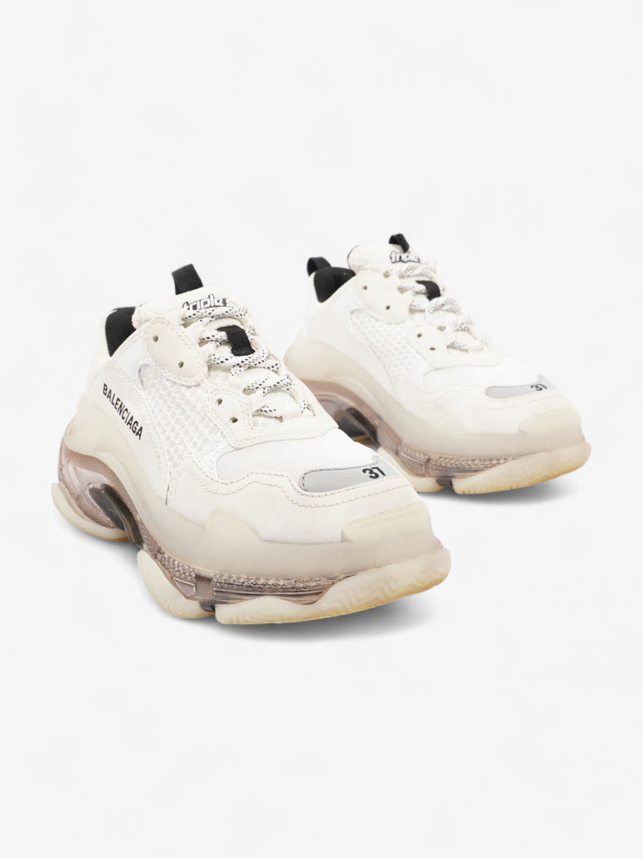 Triple S Clear sole White / Grey / Black Mesh EU 37 UK 4 Image 2