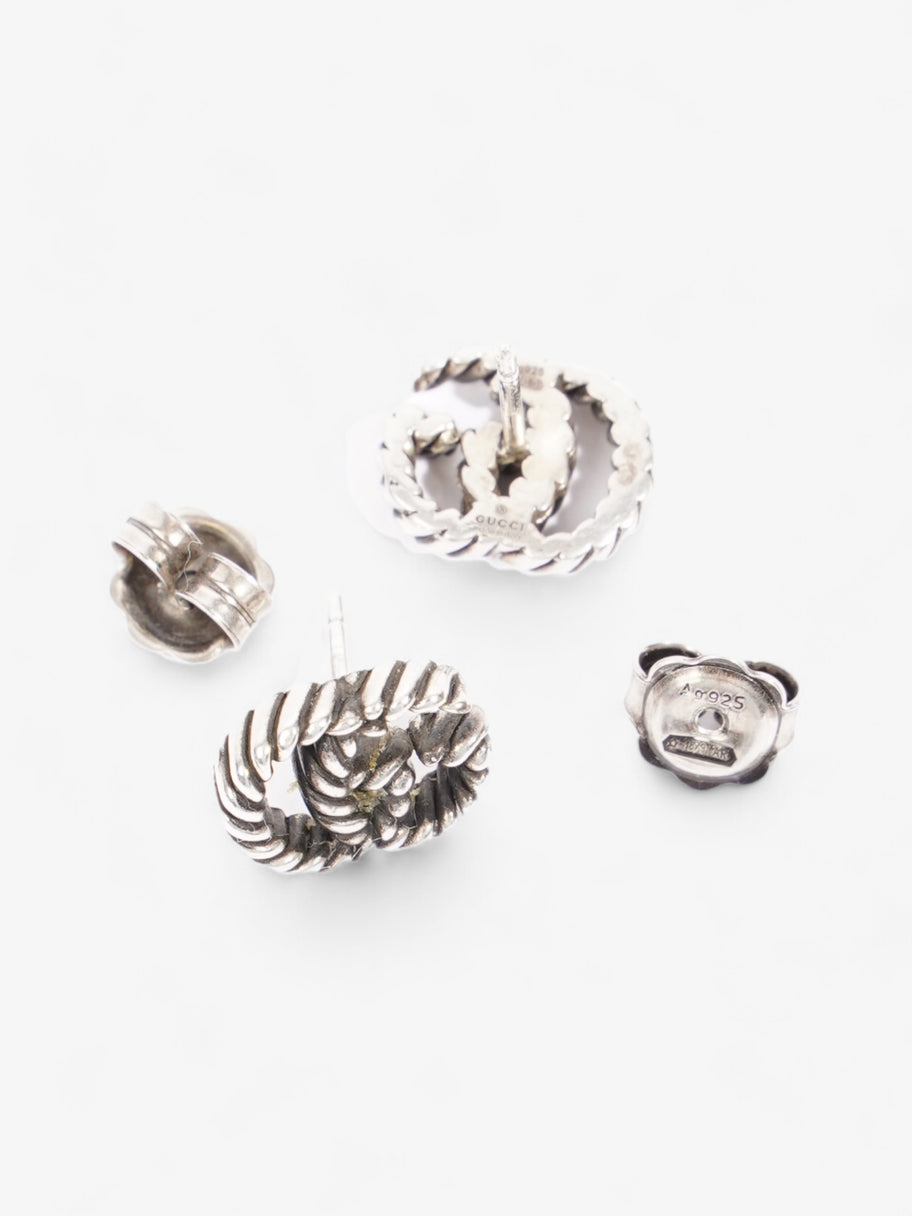 Gucci GG Stud Earrings Silver Silver Sterling Image 4