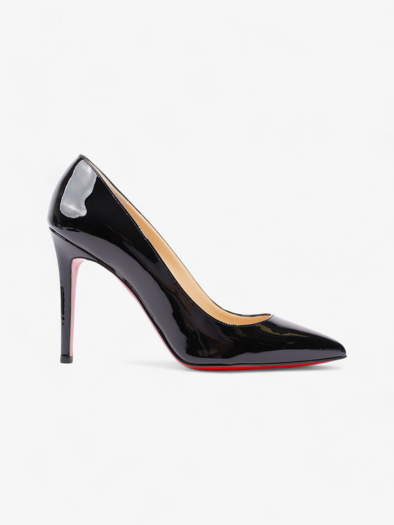  Christian Louboutin Pigalle  100 Black Patent Leather EU 39.5 UK 6.5