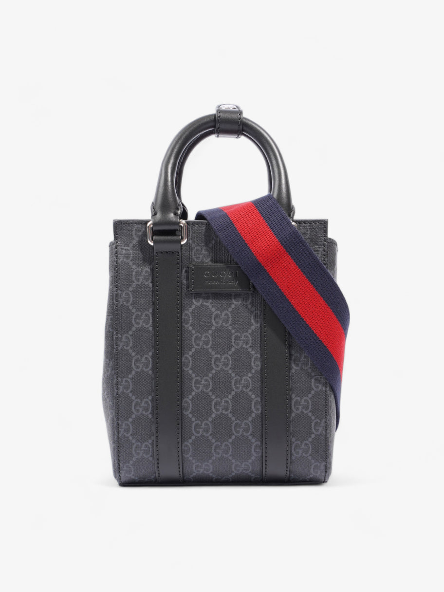 GG Supreme Tote Bag  Grey / Black PVC Image 1