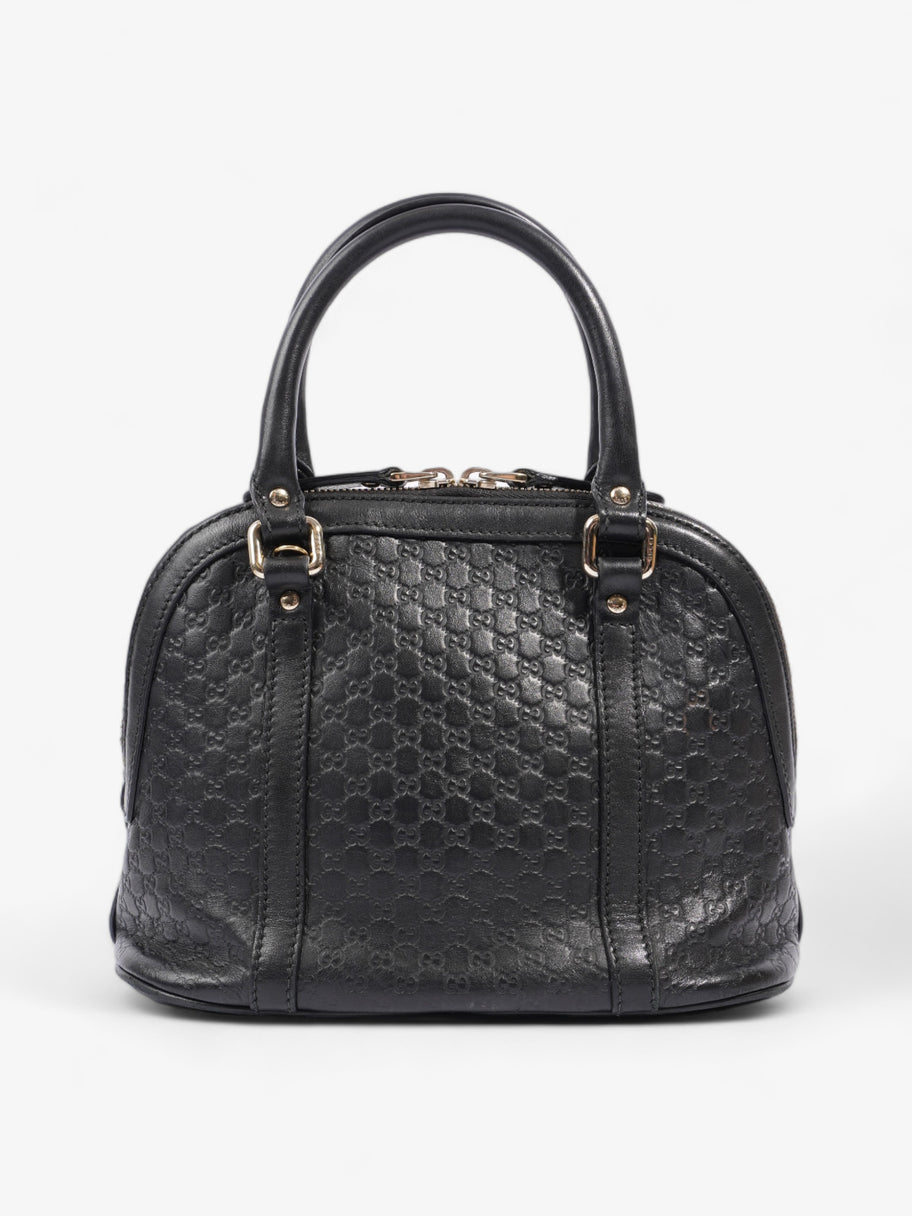 Gucci Mini Dome Black Microguccissima Empreinte Leather Image 4