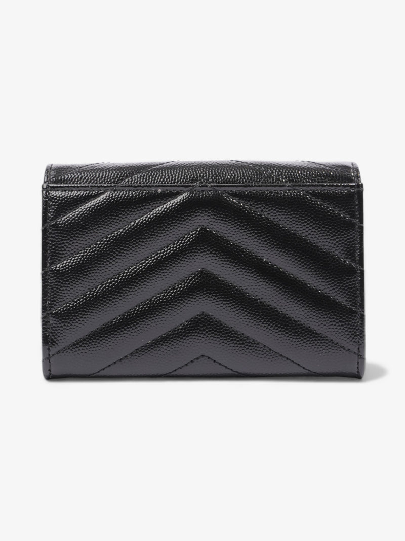  Saint Laurent Envelope Wallet Black Matelasse Leather Small