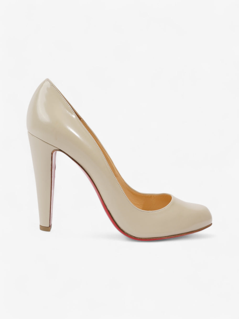 Christian Louboutin Decollete 110mm Beige Leather EU 40 UK 7 Image 1