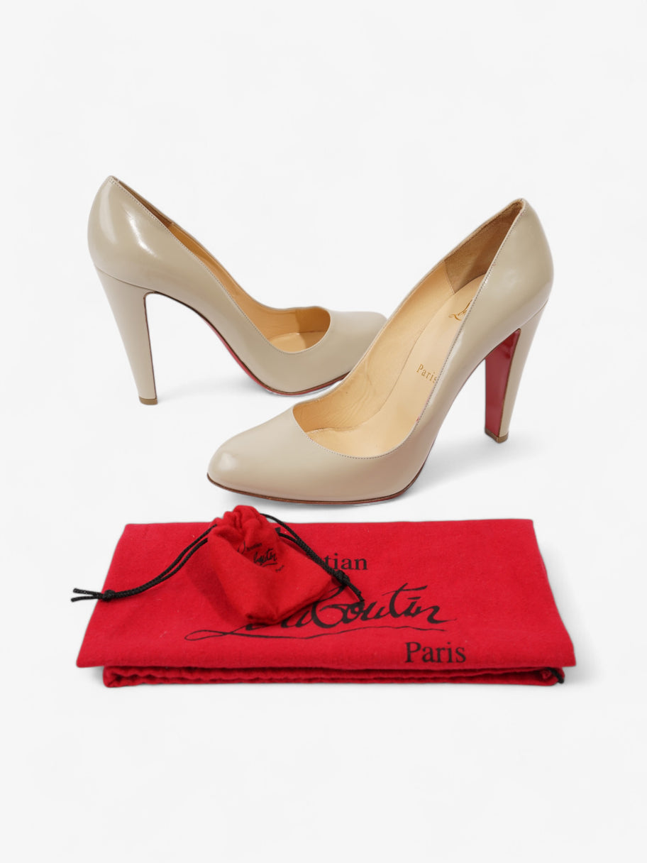 Christian Louboutin Decollete 110mm Beige Leather EU 40 UK 7 Image 9