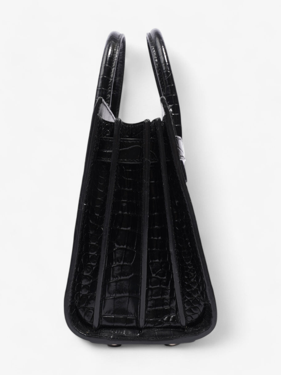 Saint Laurent Sac De Jour Black Embossed Leather Nano Image 3