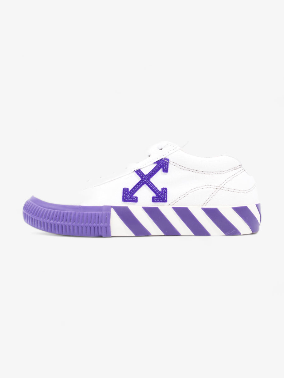 Off White Low Vulcanized White / Violet Canvas EU 35 UK 2 Image 5