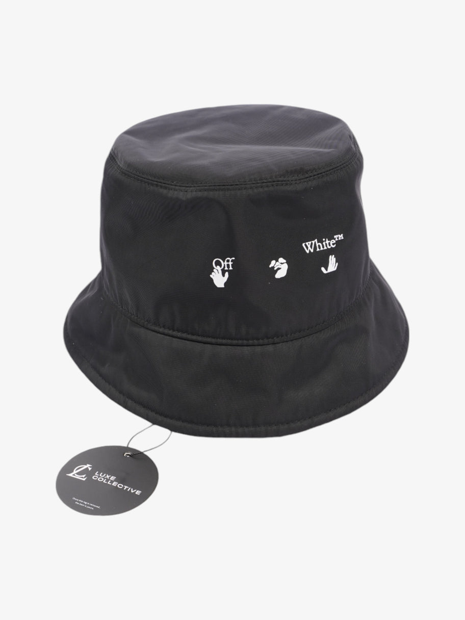 Off White Bucket hat Black Polyester Small Image 8