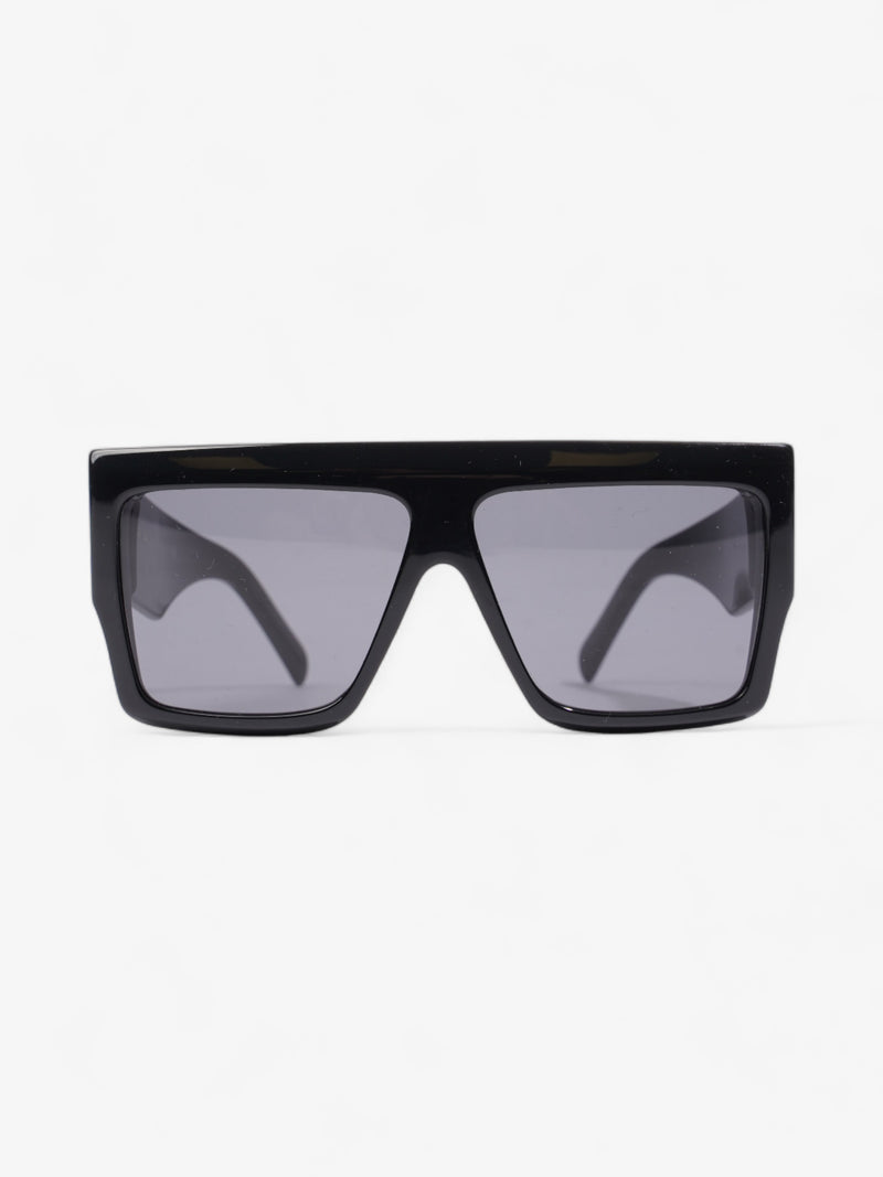  Celine Oversized Square Sunglasses Black Acetate 145mm