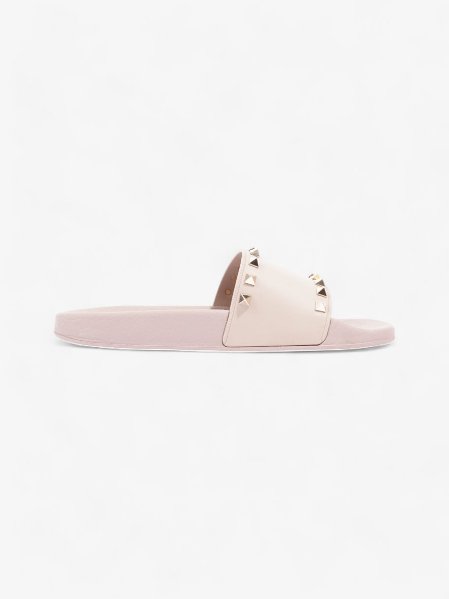 Valentino Rockstud Slides Nude / Gold Rubber EU 39 UK 6 Image 4