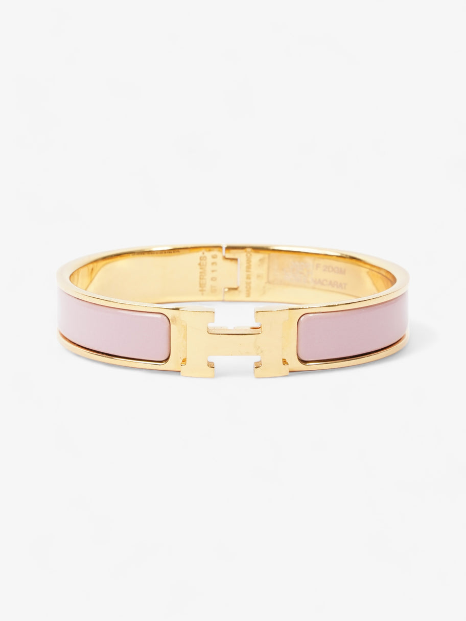 Hermes Clic H Bracelet Rose Candeur Enamel PM Image 1