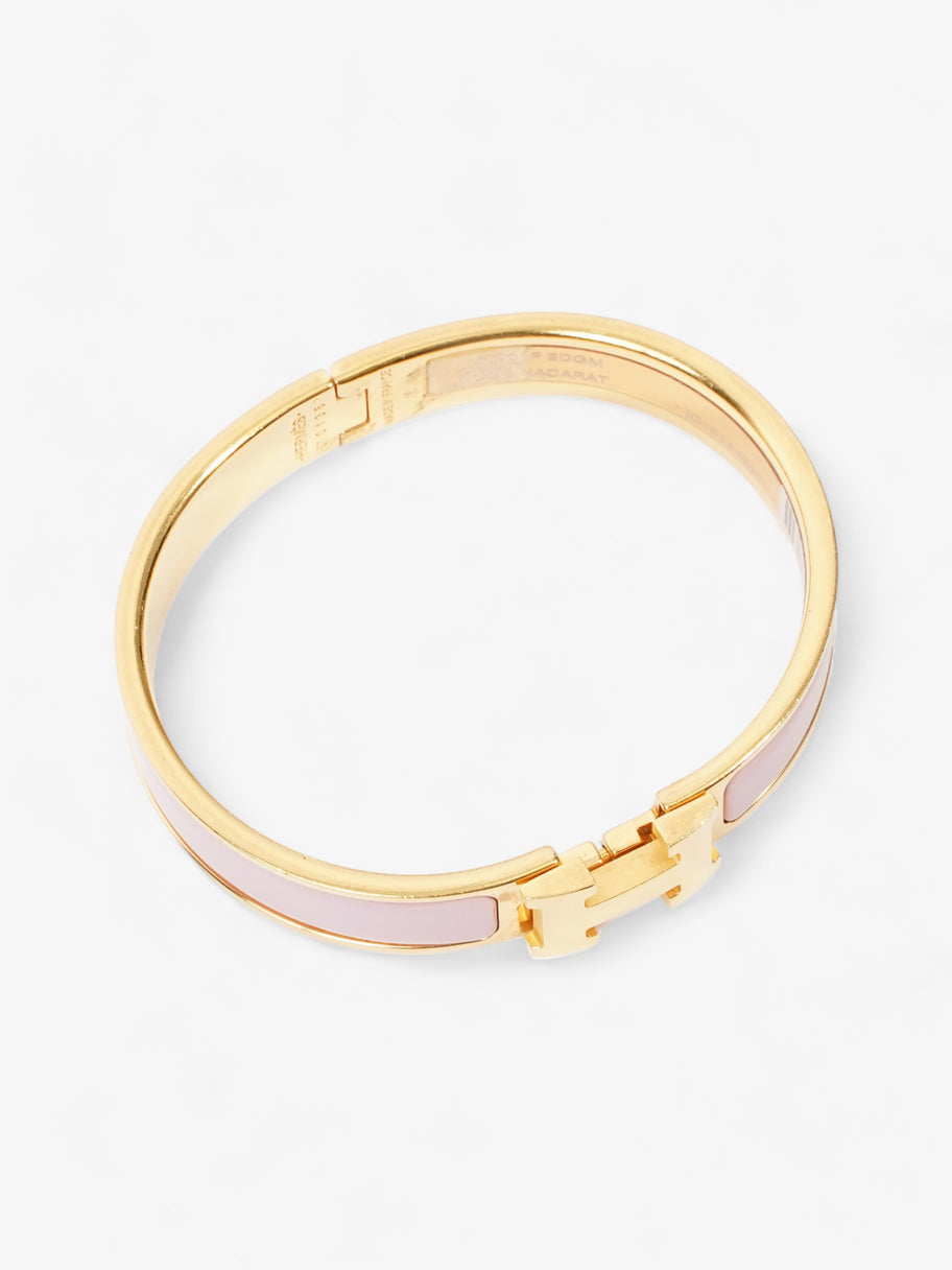 Hermes Clic H Bracelet Rose Candeur Enamel PM Image 2